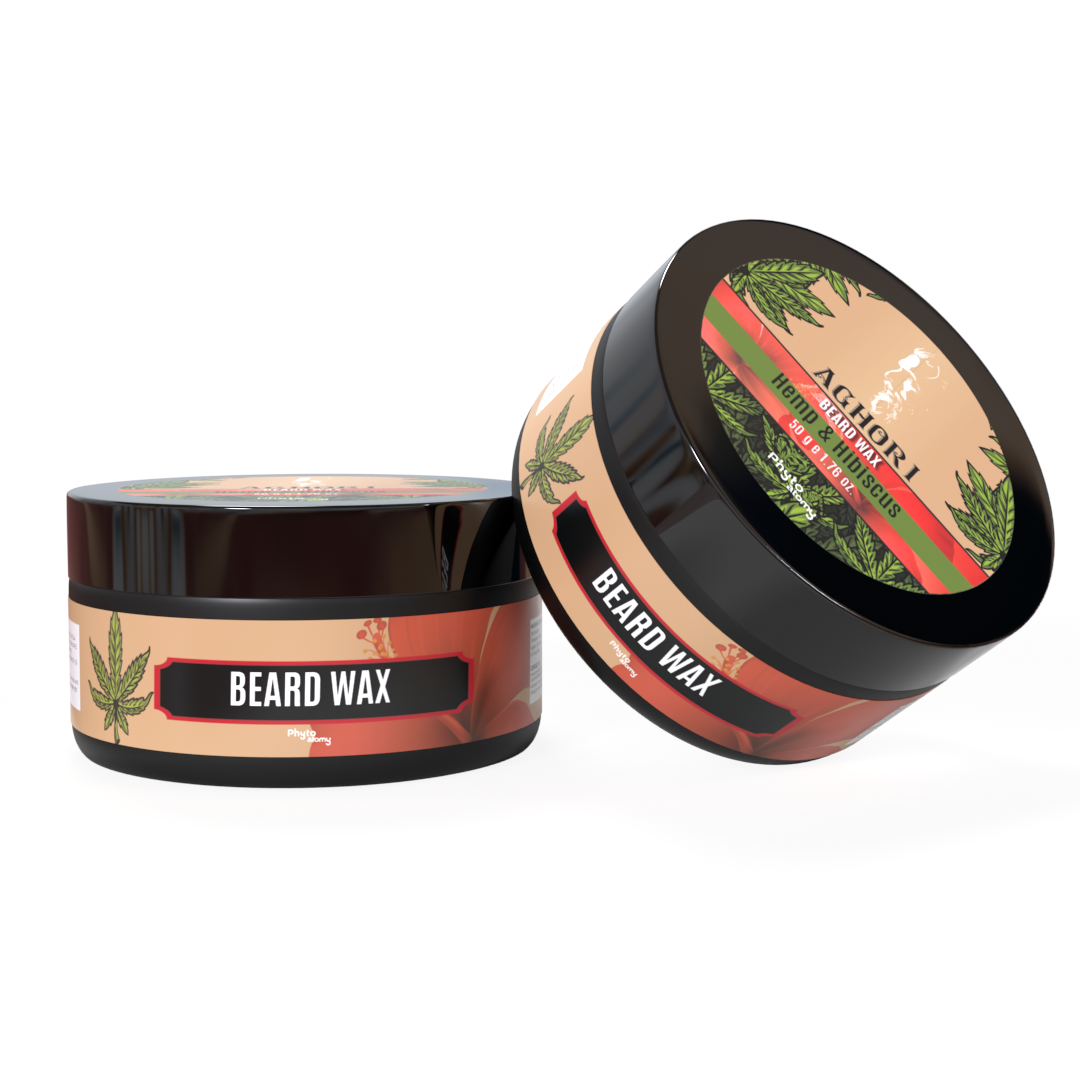 Beard Wax with Hibiscus & Hemp Extract (50g)