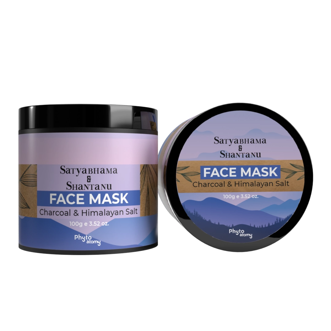Charcoal and Himalayan Salt Face Mask (100g)