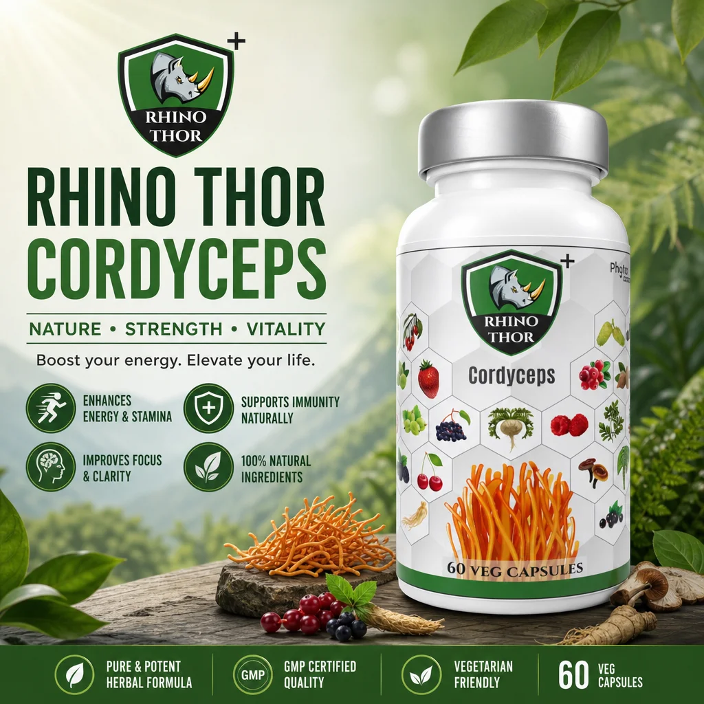Rhino Thor With Cordyceps  90 Capsule (32 Pcs.)- Bravo (SP1741)