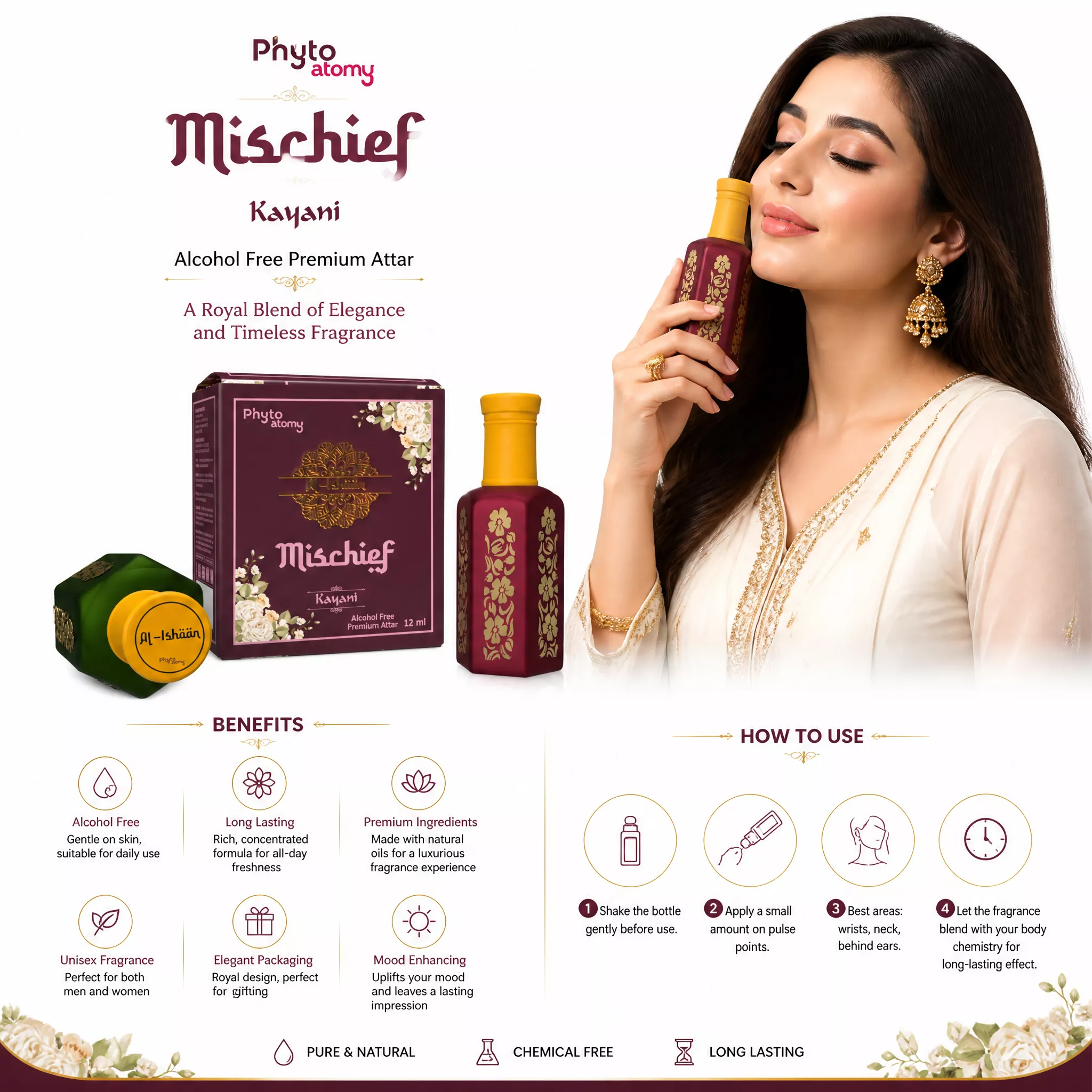 Al Ishan Mischief Attar (12ml)
