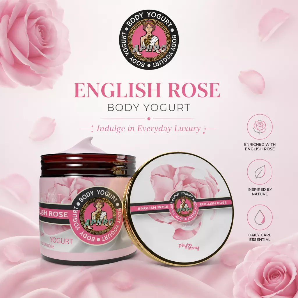 RBV B2B English Rose Body Yogurt (250 gm)-12 Pcs.