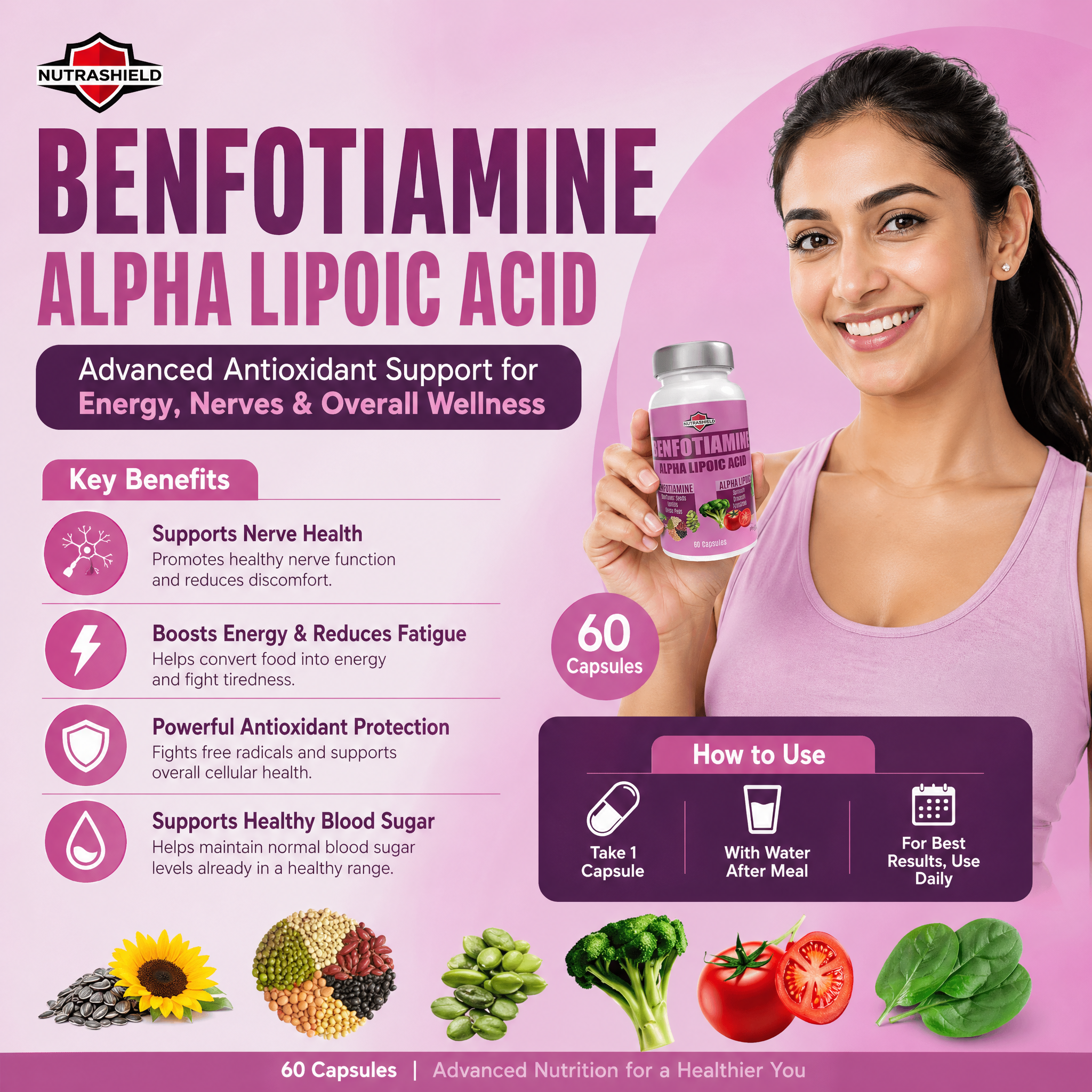 BENFOTIAMINE (Alpha Lipoic Acid) (60 Tab.) (HS00684)