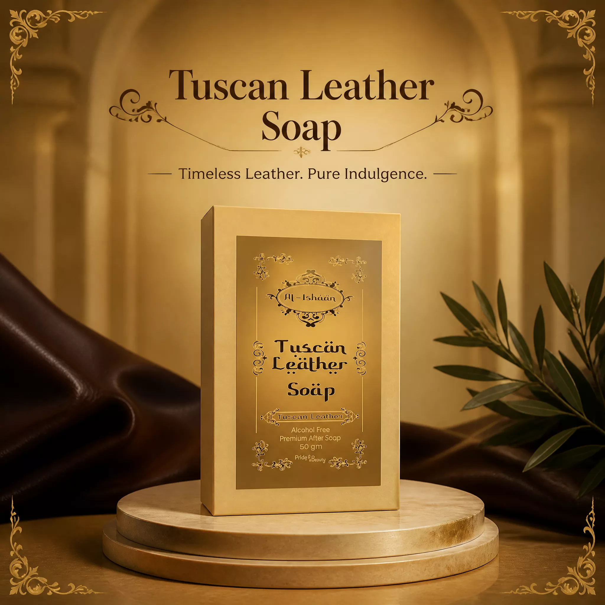 Tuscan Leather Attar Soap (50g)