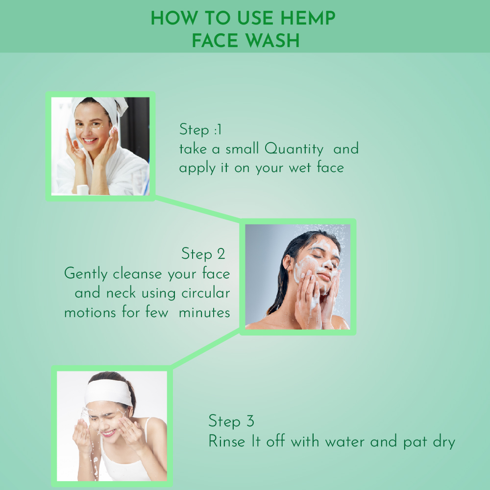 Hemp Face Wash (200ml)