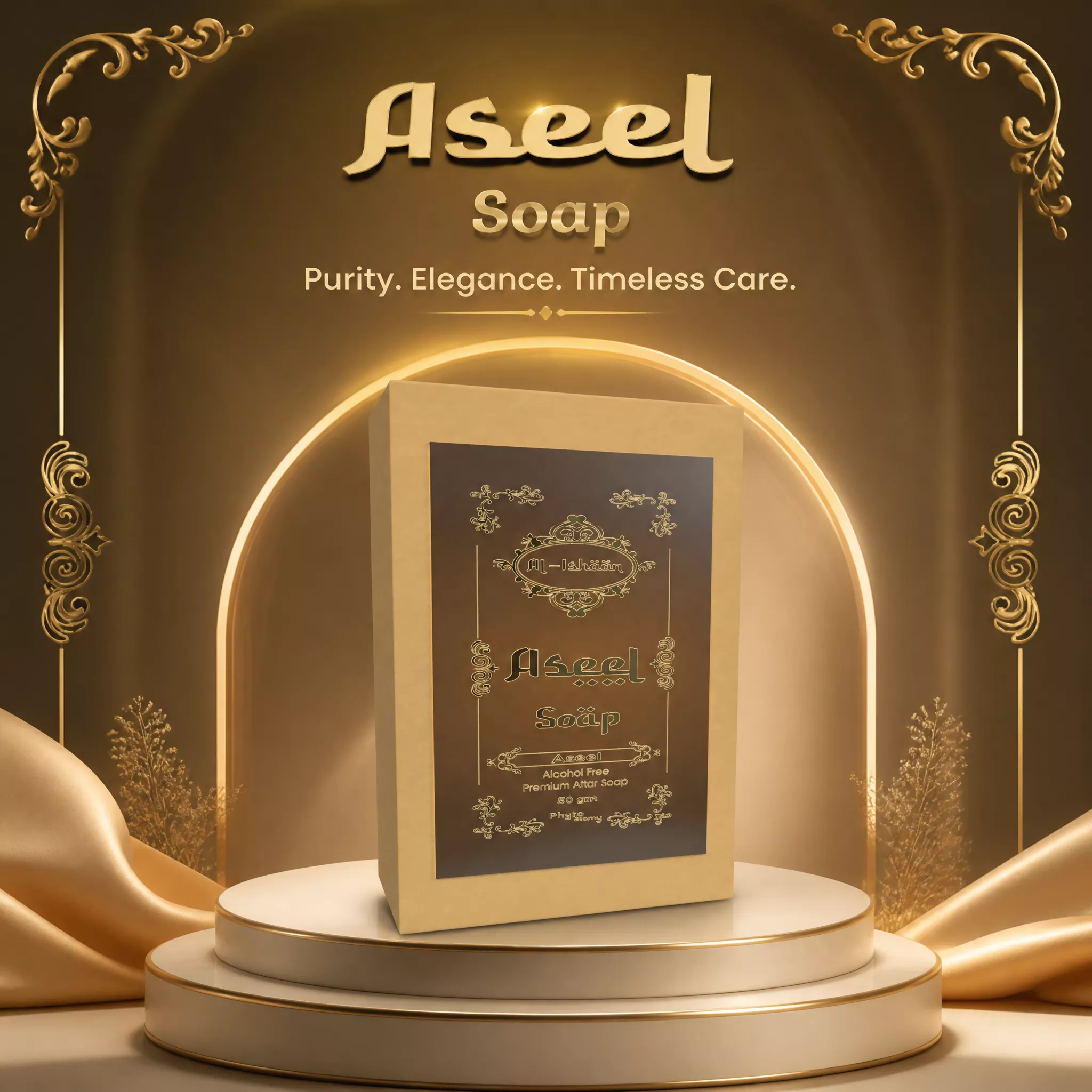 RBV B2B Aseel Attar Soap (50g)- 43 Pcs.