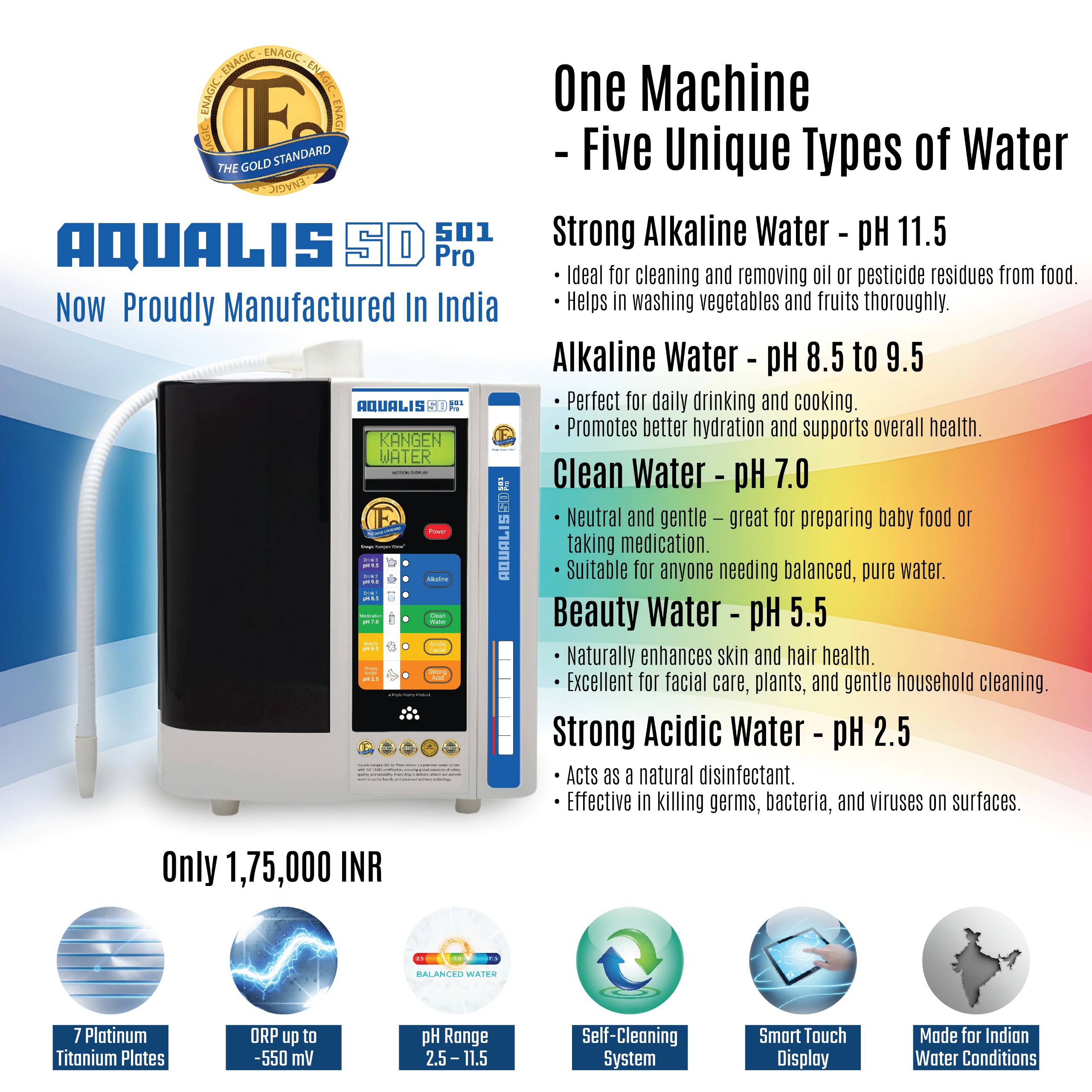AQUALIS SD 501 PRO (Water Ionizer) (SP1562)