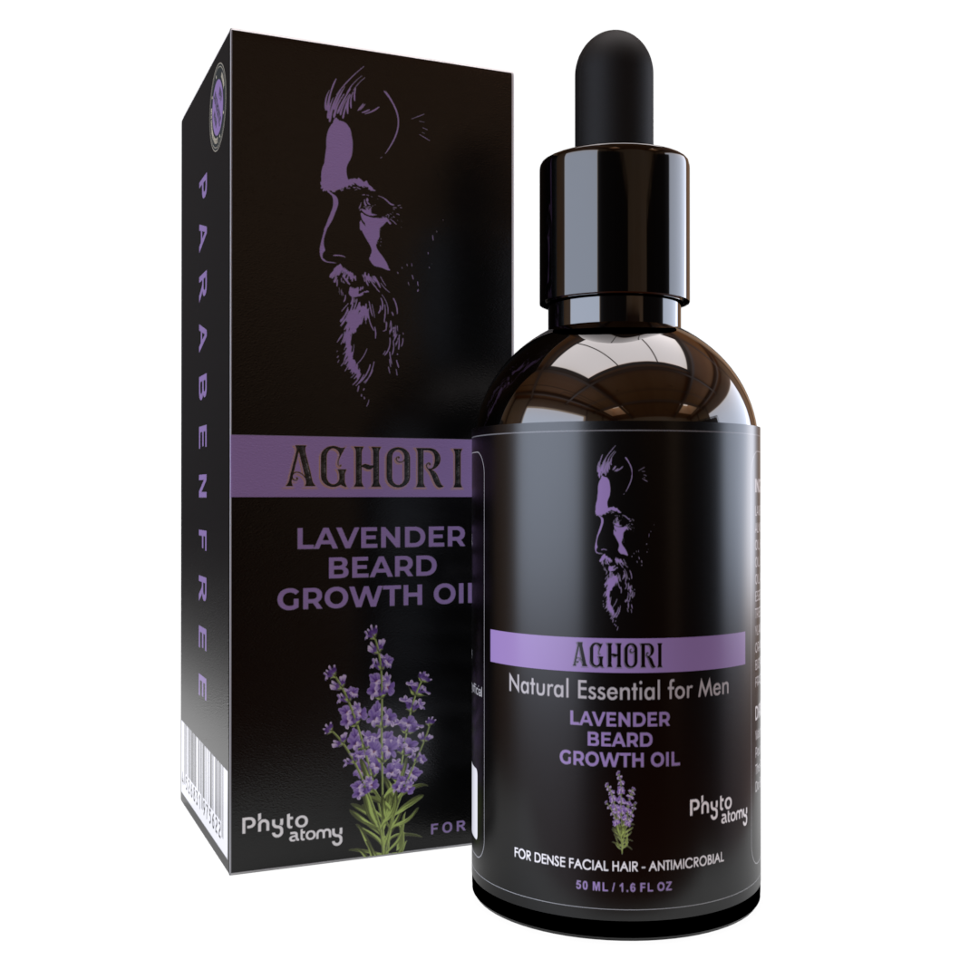 Aghori Lavender Beard Oil with Moroccan & Jojoba Oil (50 ml)