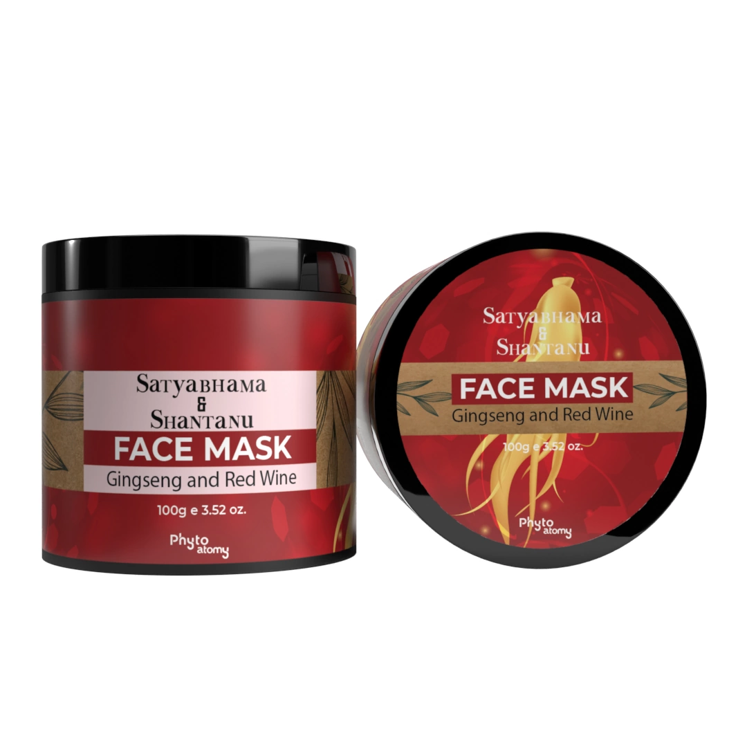 Gingseng and Red Wine Face Mask (100g)