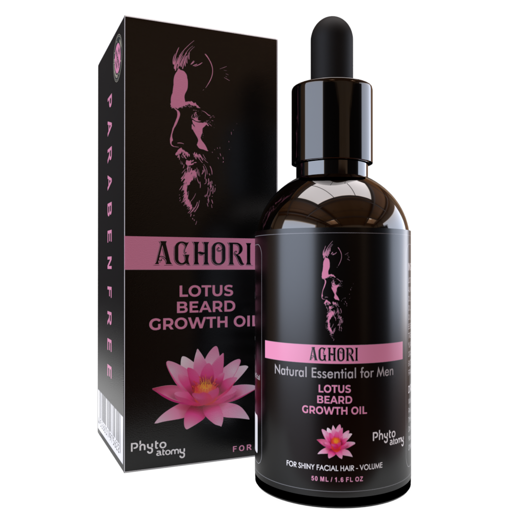 Aghori Lotus Beard Growth Oil (50 ml)