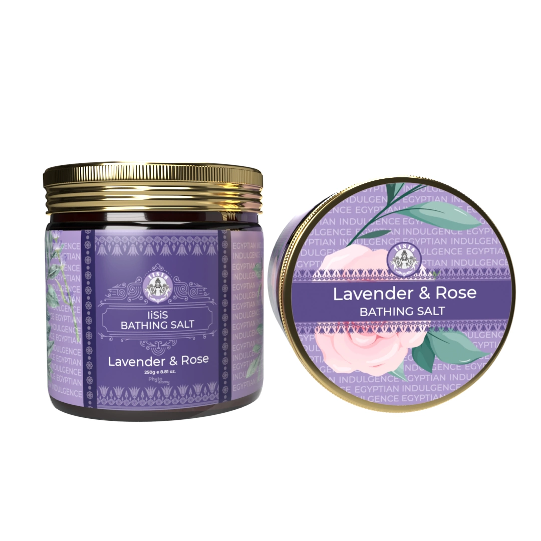 Lavender & Rose Bath Salt (250g)