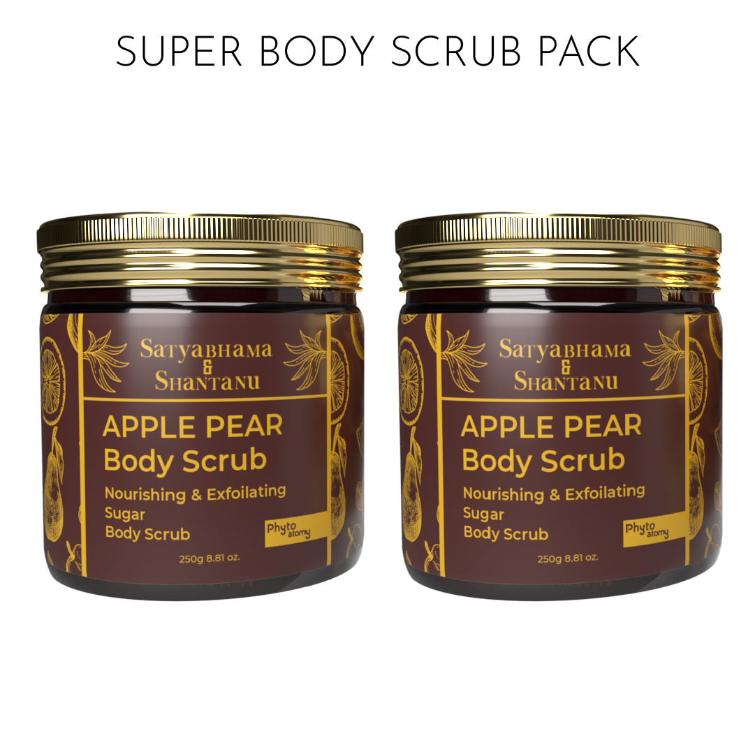 Pack of Two Apple & Pear Body Scrub (250g)