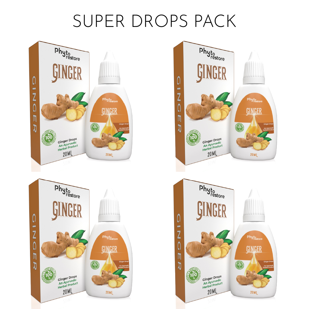 Pack of Four Ginger Drop 20 ml