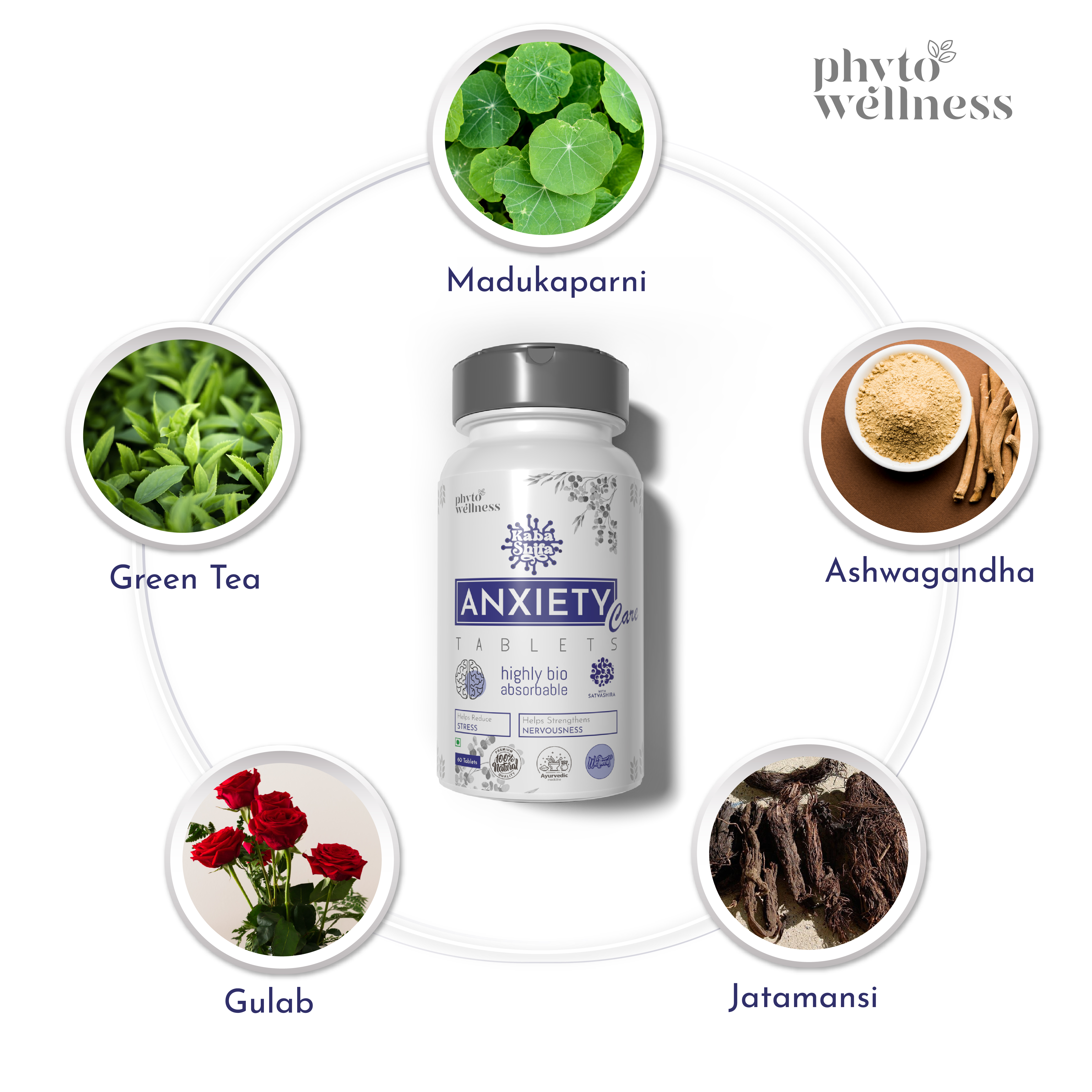 Probiotic Anxiety Care 60 Tablets (HS00596)