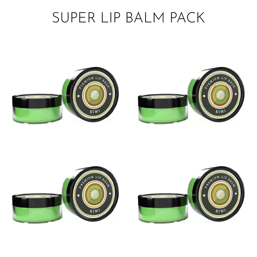 Pack of Four Kiwi Lip Balm (8g)