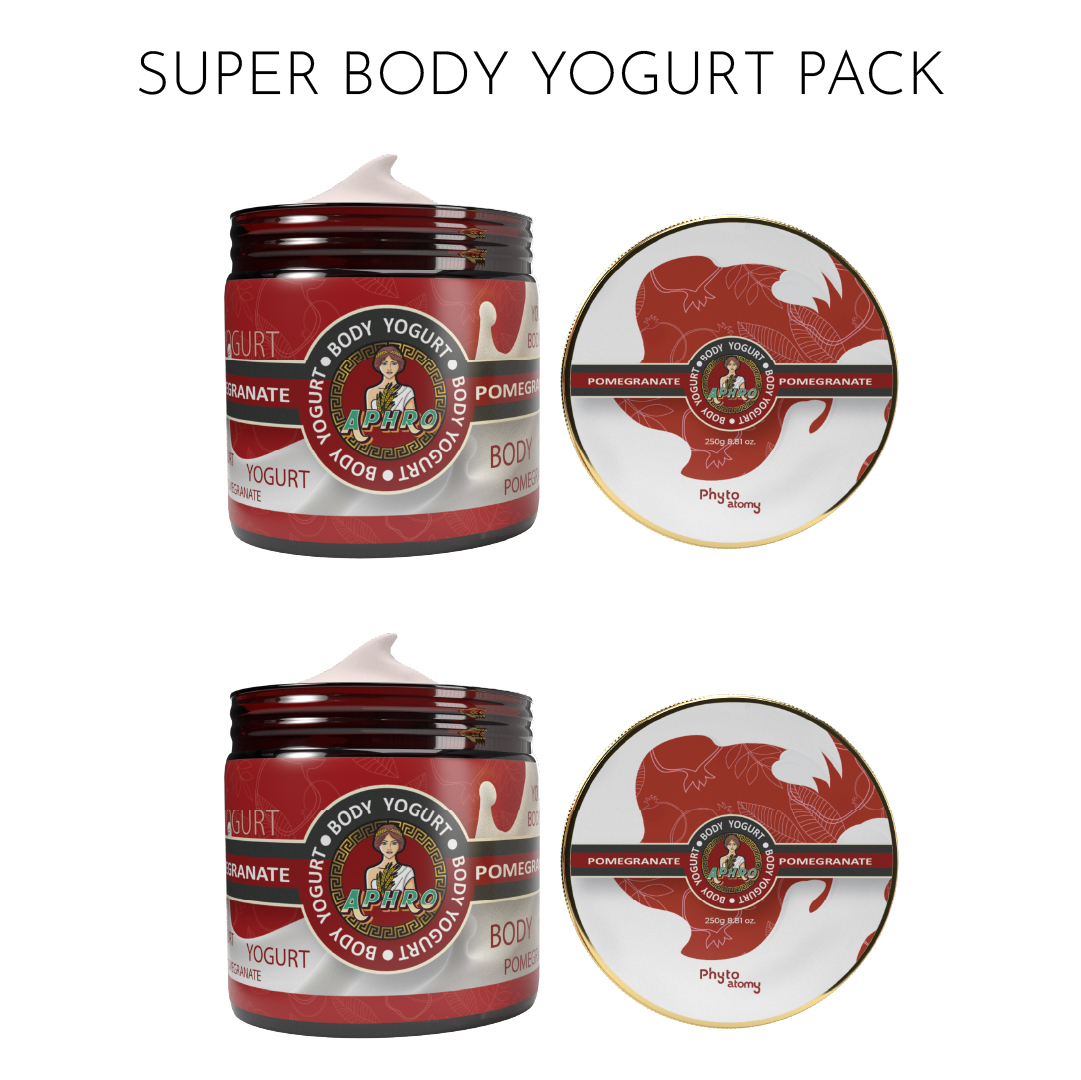 Pack of Two Pomegranate Body Yogurt (250g)