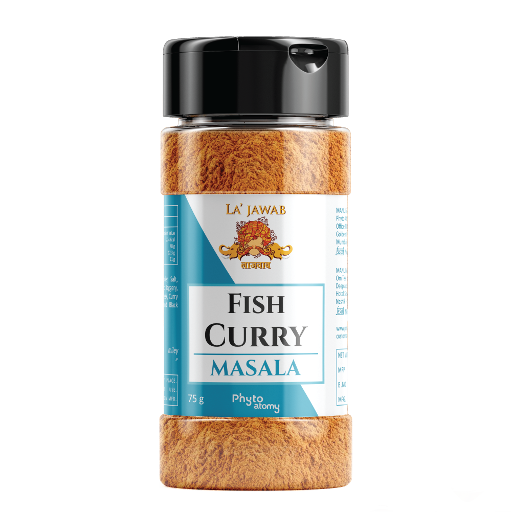 Lajawab Organics Fish Curry Masala  75g