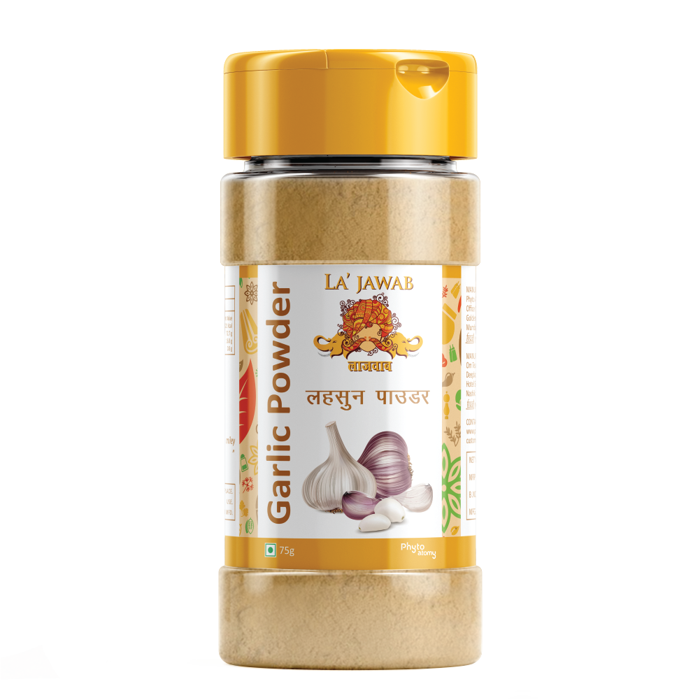 Lajwab Organics Garlic Powder  75g