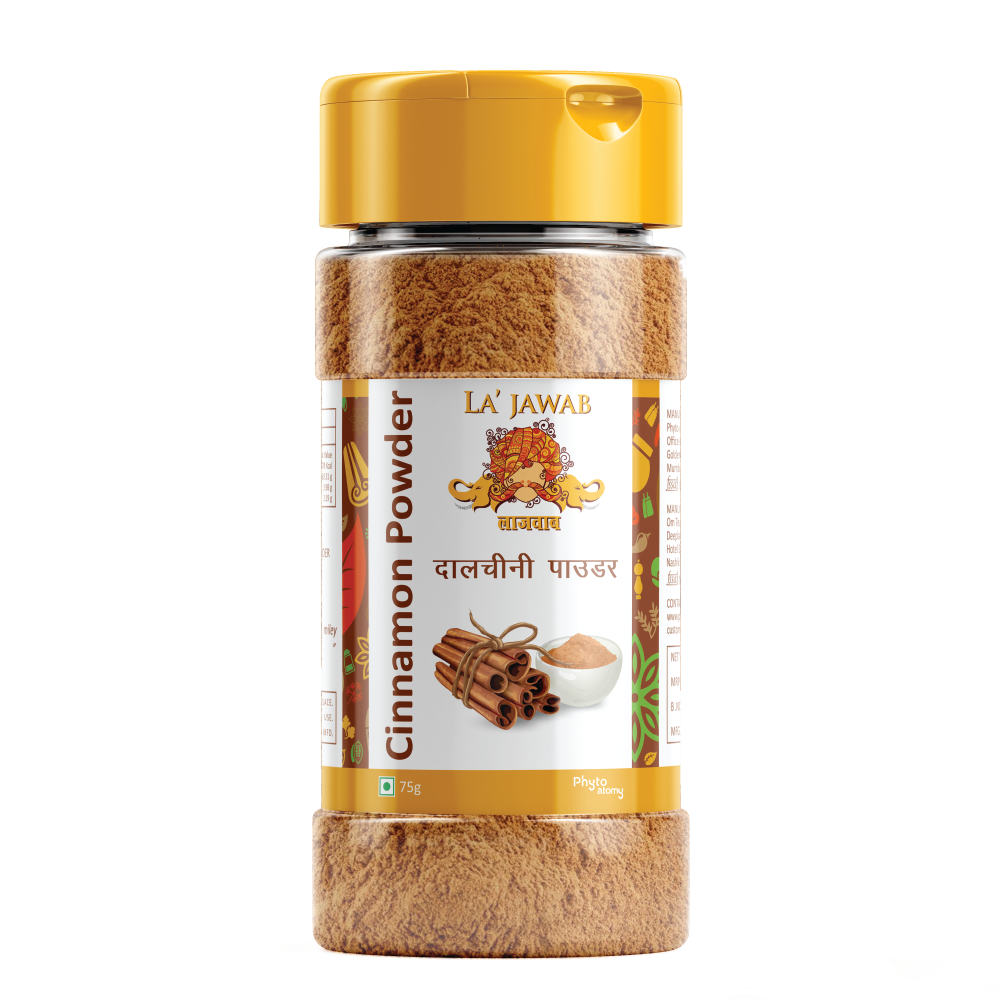 Lajawab Organics Cinnamon Powder Dalchini Powder (75g