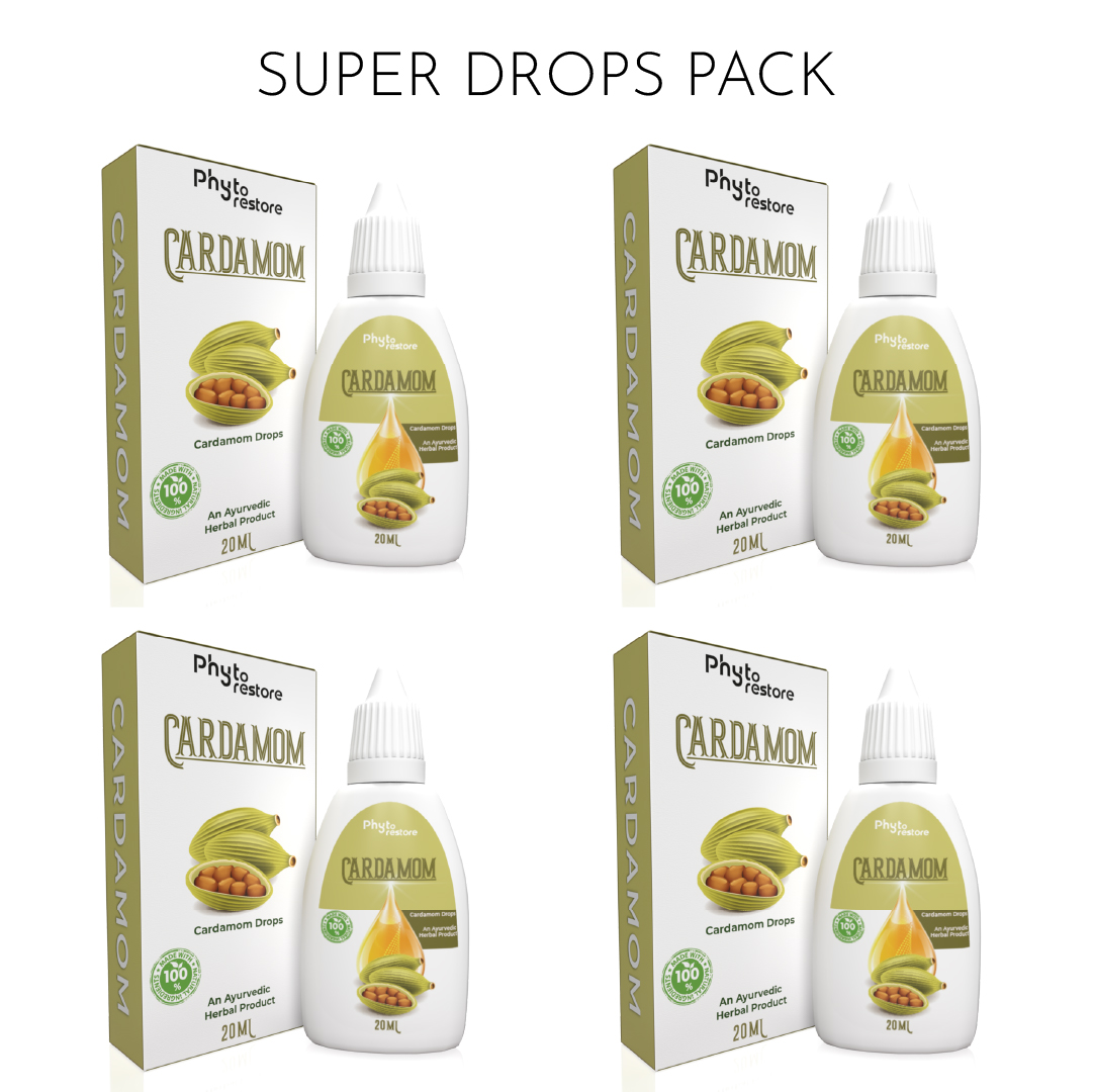 Pack of Four Cardamom Drop 20 ml
