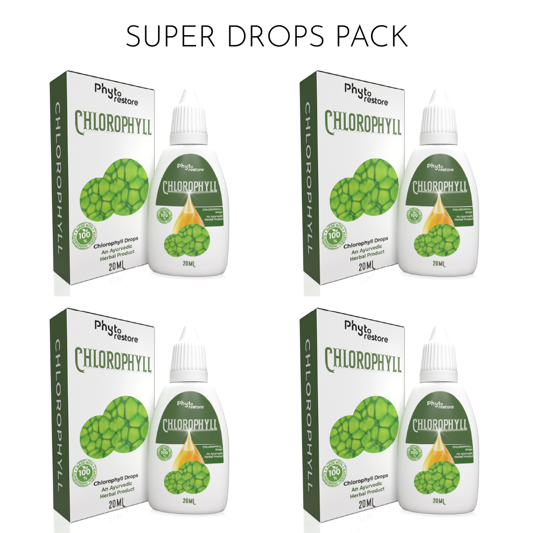 Pack of Four Cholorofil Drop 20 ml