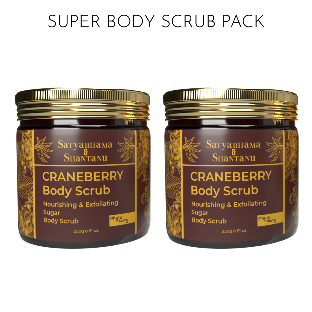 Pack of Two Cranberry Body Scrub (250g)