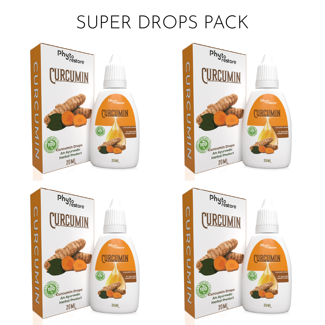 Pack of Four Curcumin Drop 20 ml