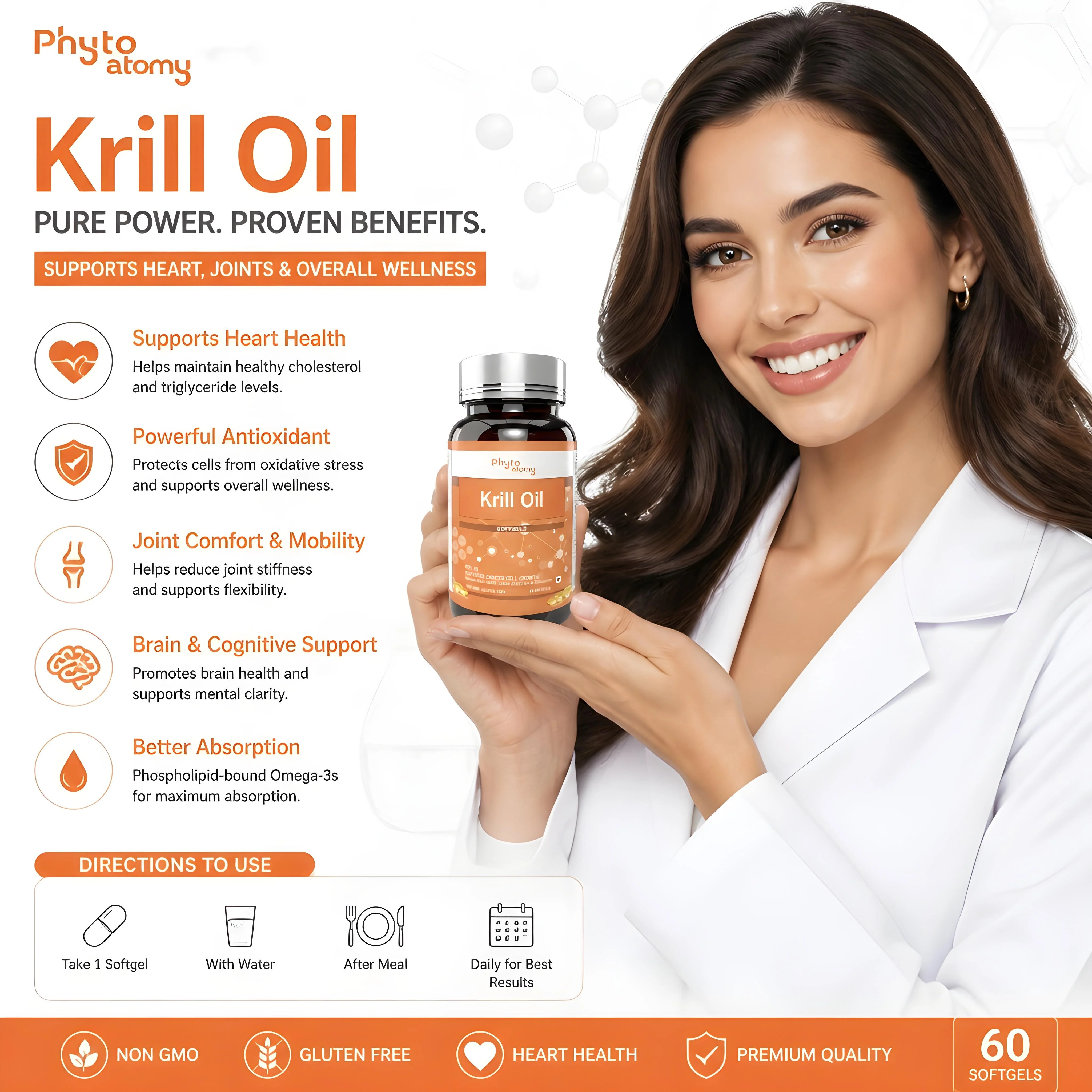 Krill Oil Softgel Capsule (60 Capsule)