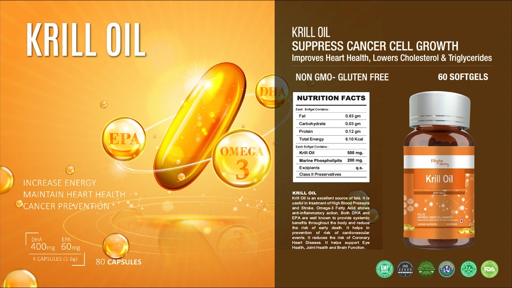 RBV B2B Krill Oil Softgel Capsule (60 Capsule)-4 Pcs.