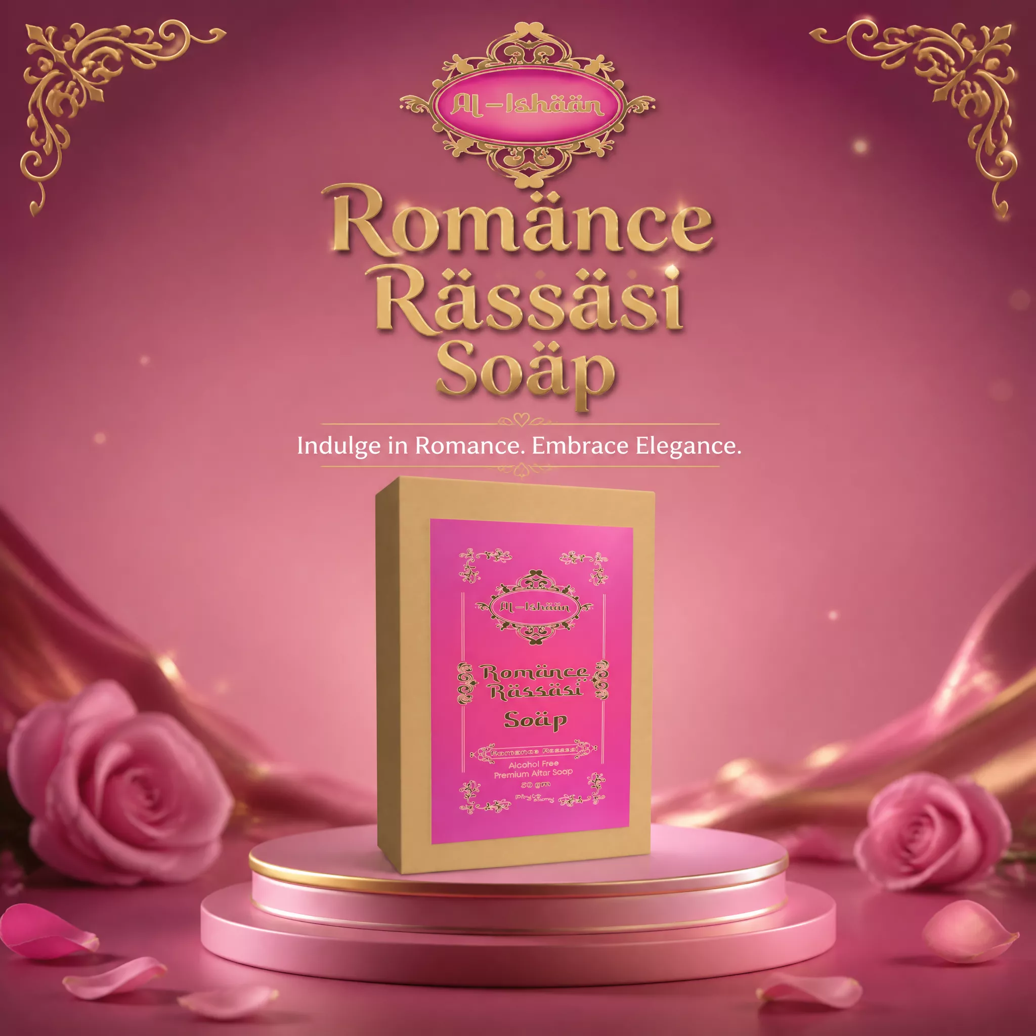 RBV B2B Romanace Rassasi Attar Soap (50g)- 43 Pcs.
