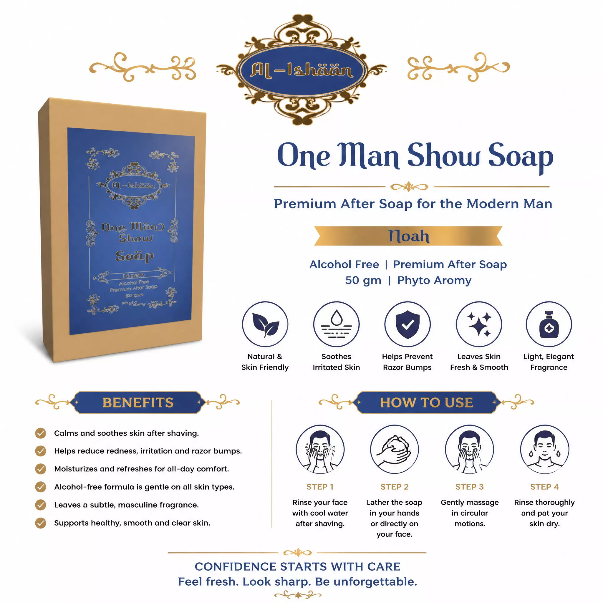 One Man Show Attar Soap (50g)