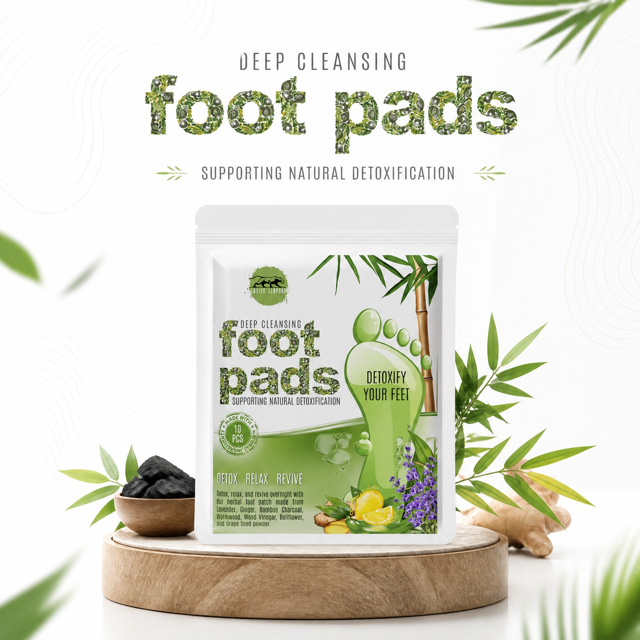 Deep Cleansing FOOT Pads (10 Pcs) (PC1270)