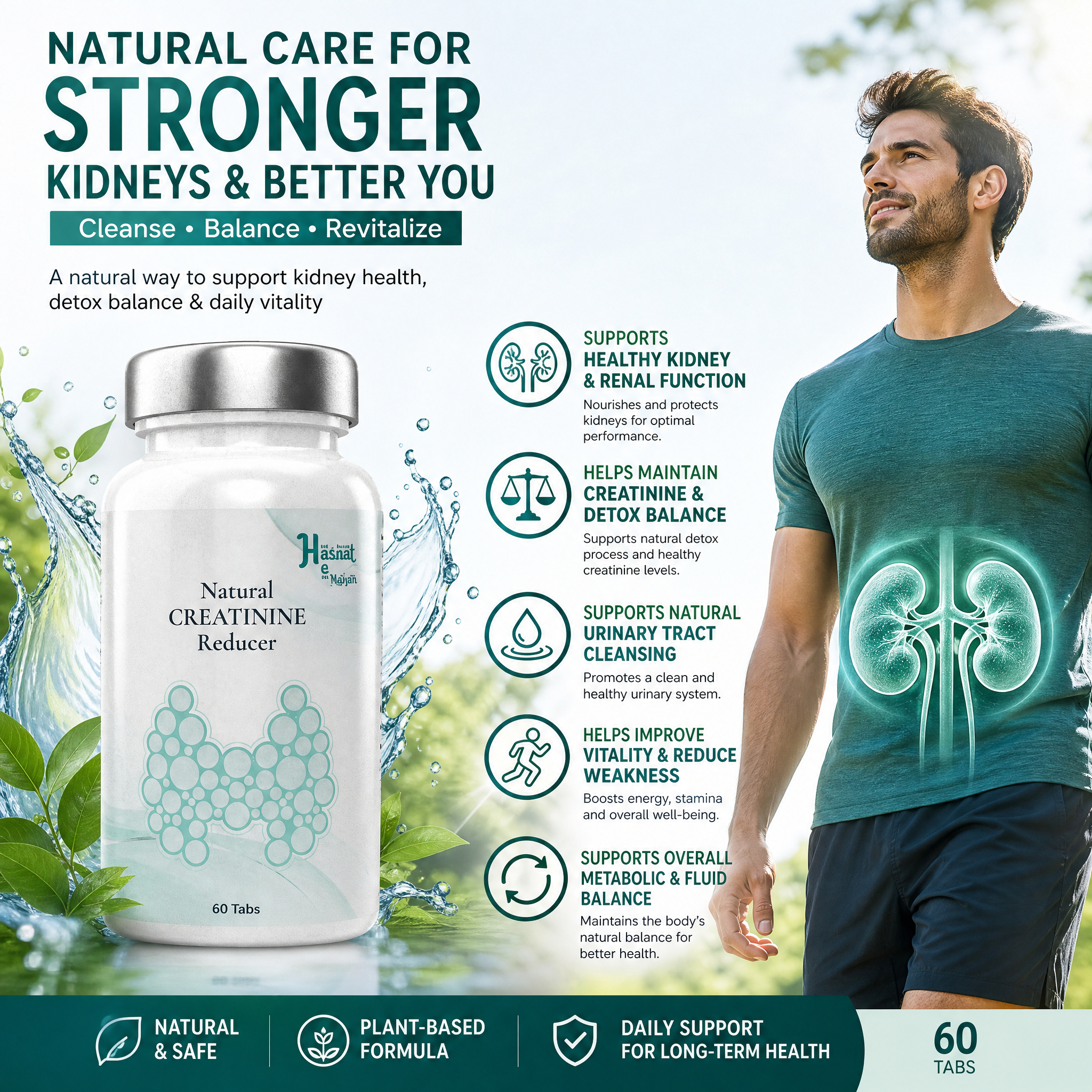 Natural CREATININE Reducer 60 Capsul  (HS00720)