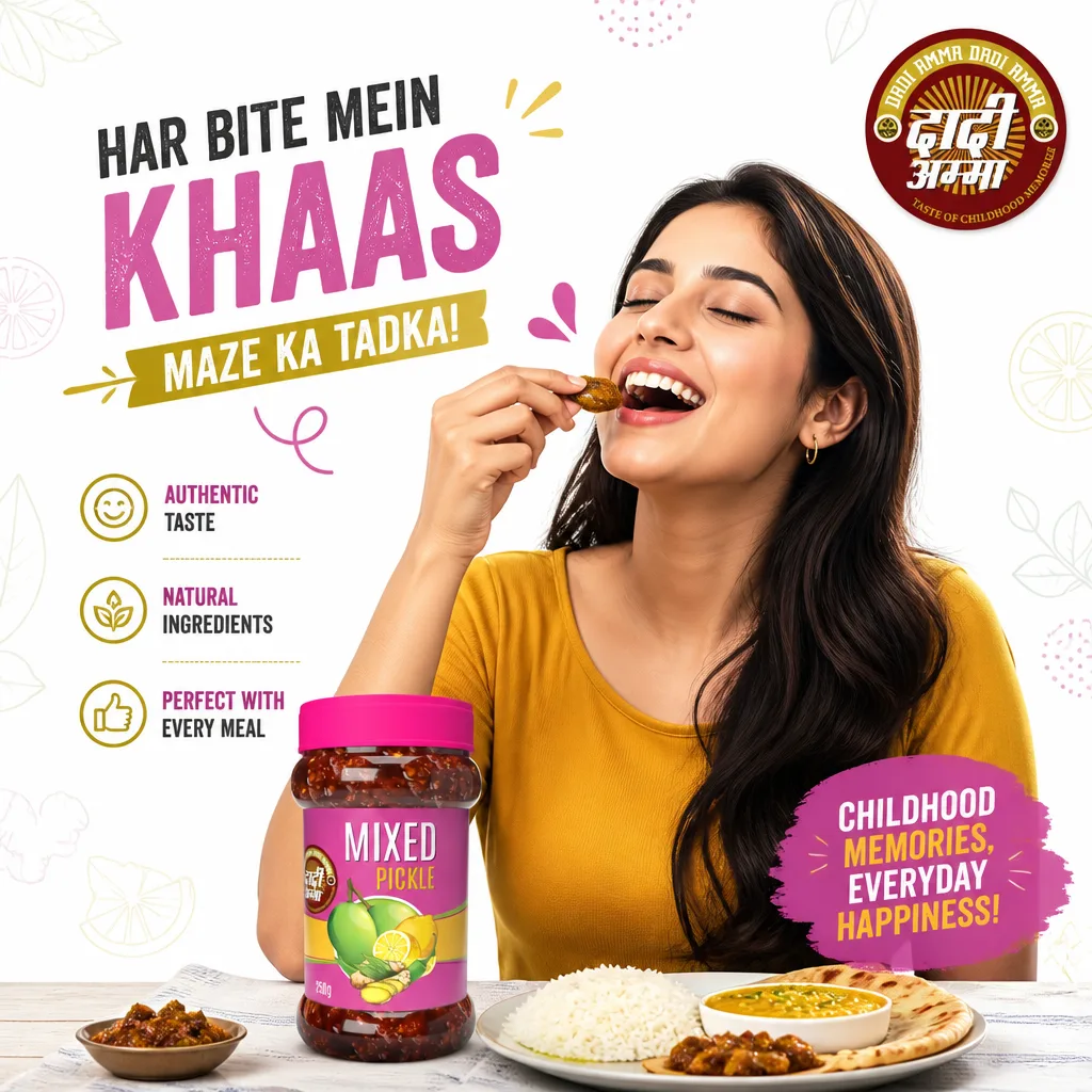 Dadi Amma Mixed Pickle 250g (F&00271)