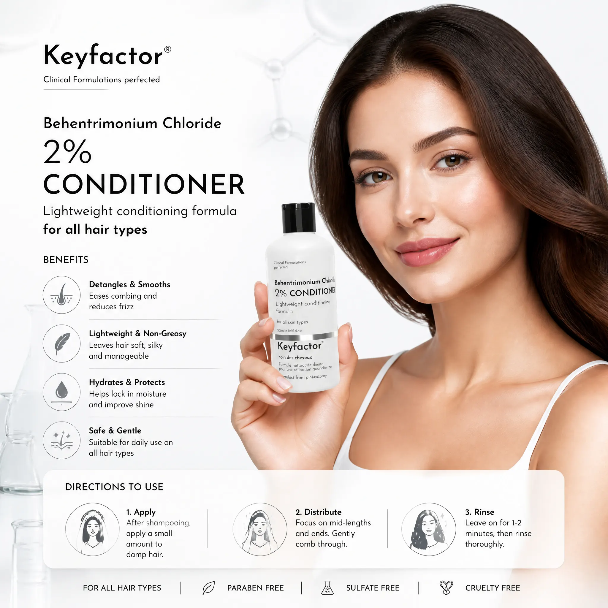 Kf-Behentrimonium Chloride 2% Conditioner -300Ml.