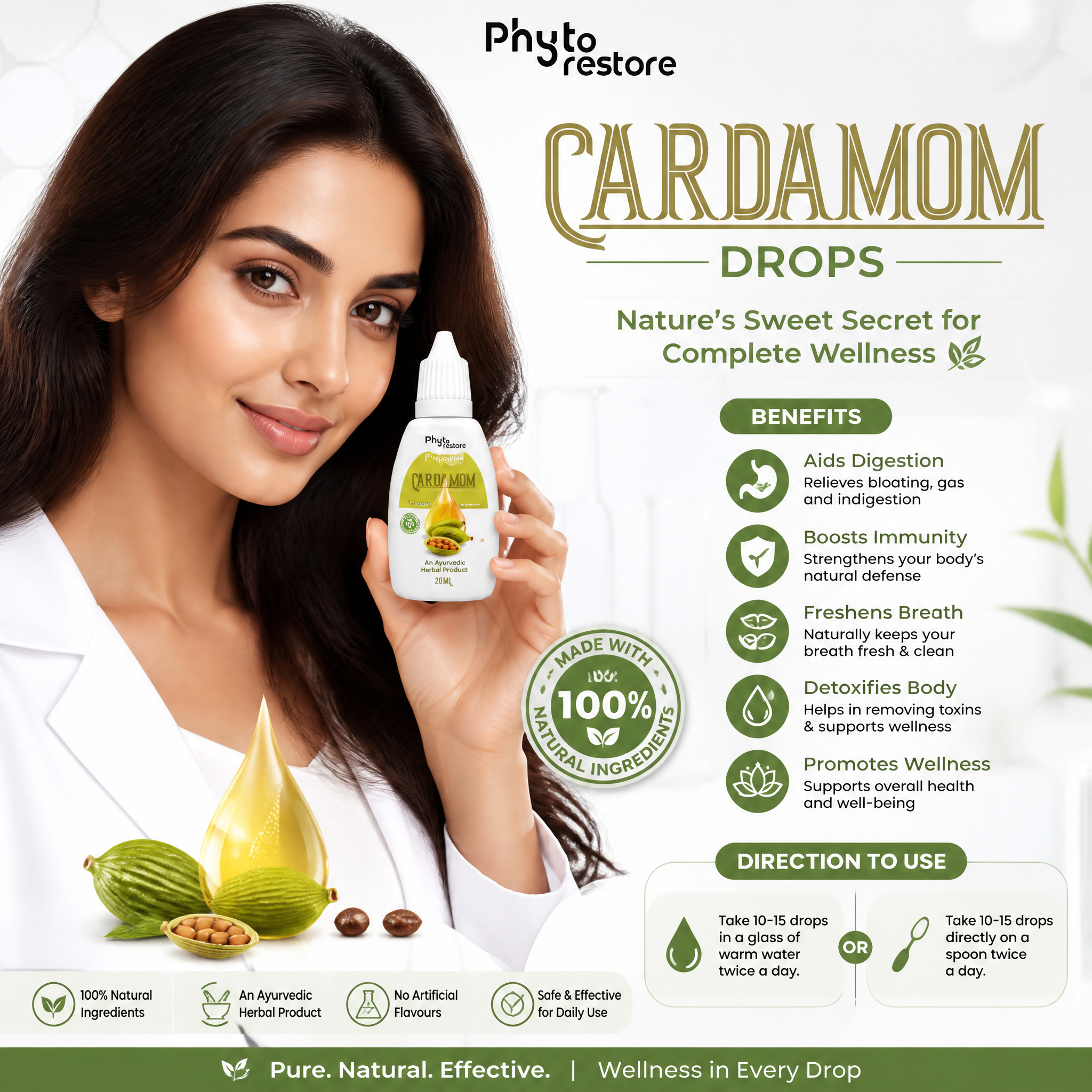 RBV B2B Cardamom Drop 20 ml-48 Pcs.