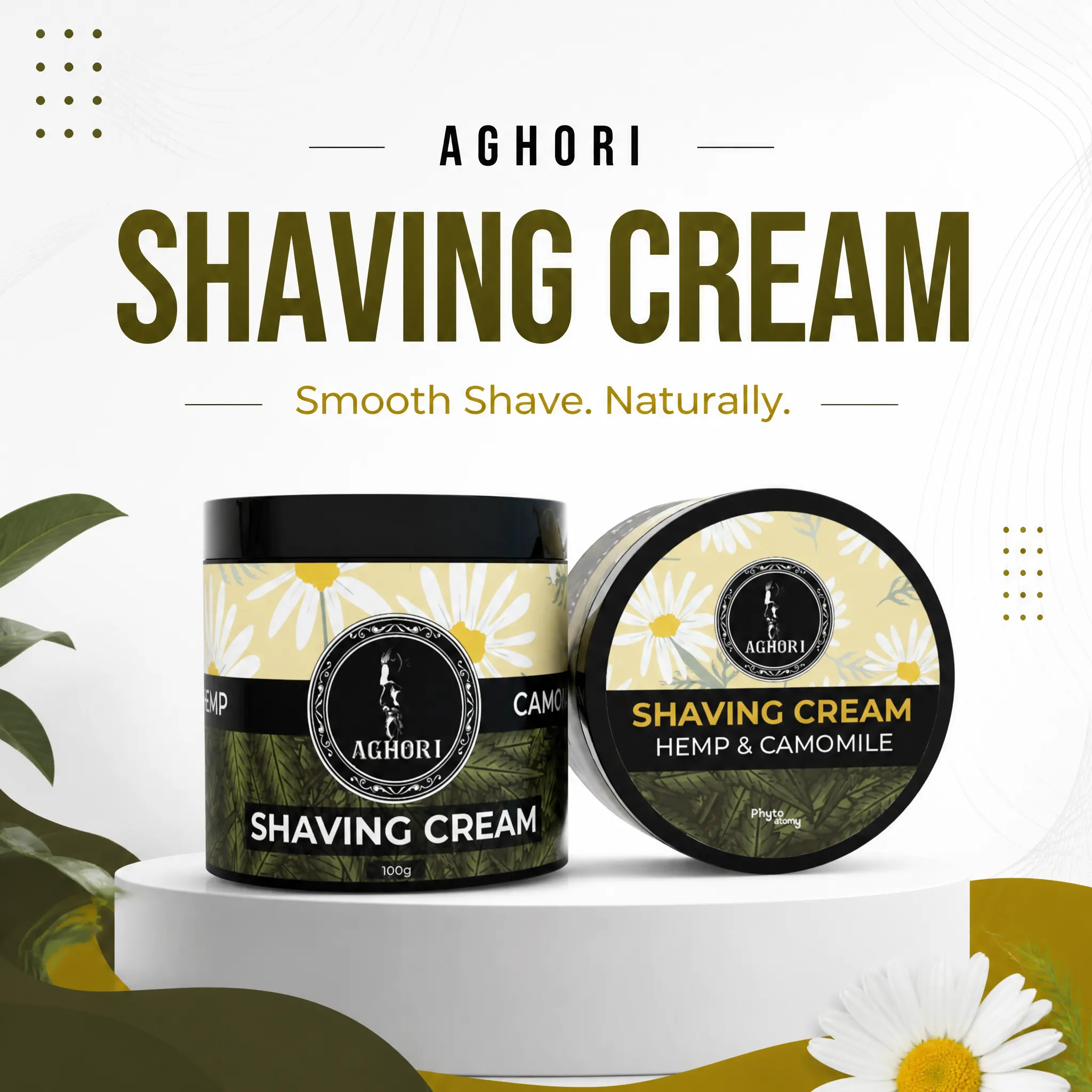 Hemp and Camomile Shaving Cream  (100 g)