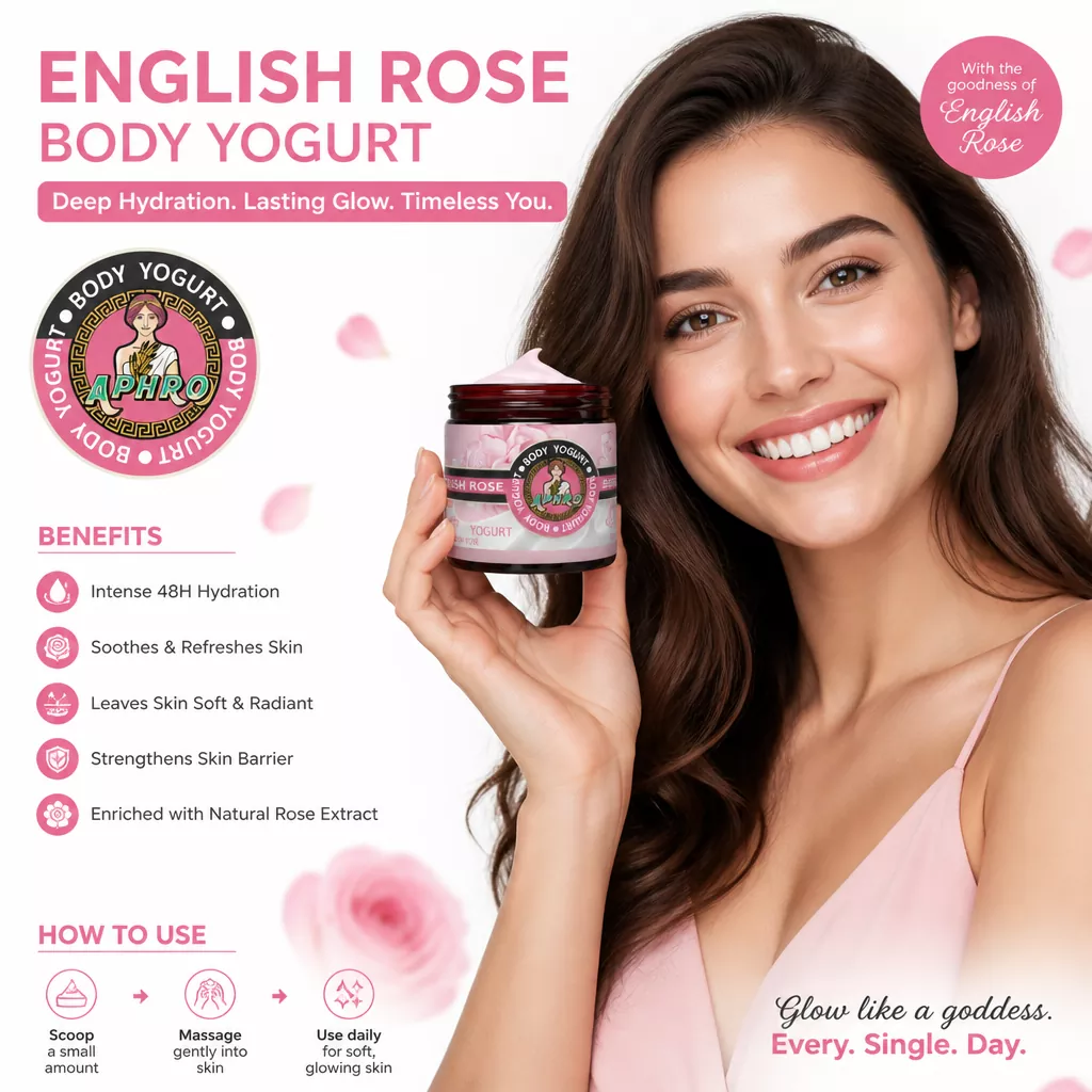 English Rose Body Yogurt (250 gm)