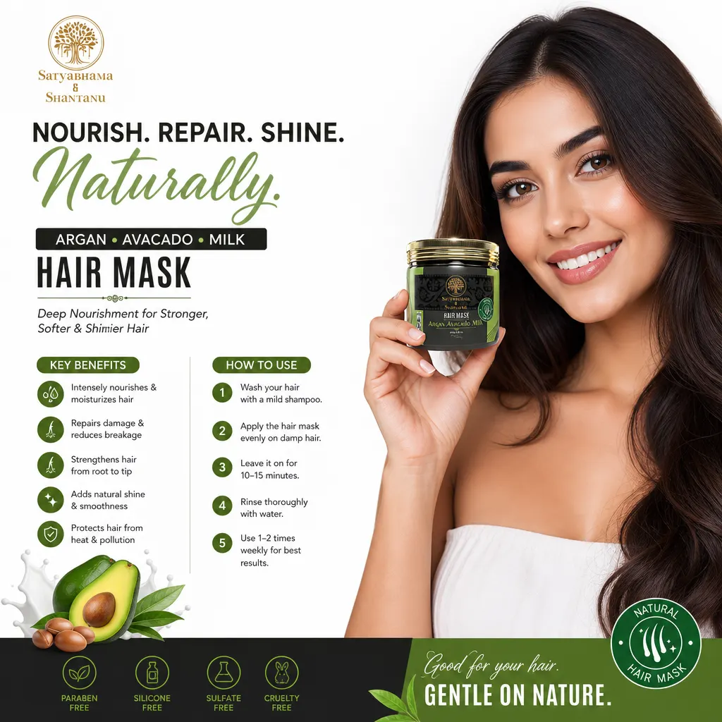 Argan Avocado Milk Hair Mask (250g)