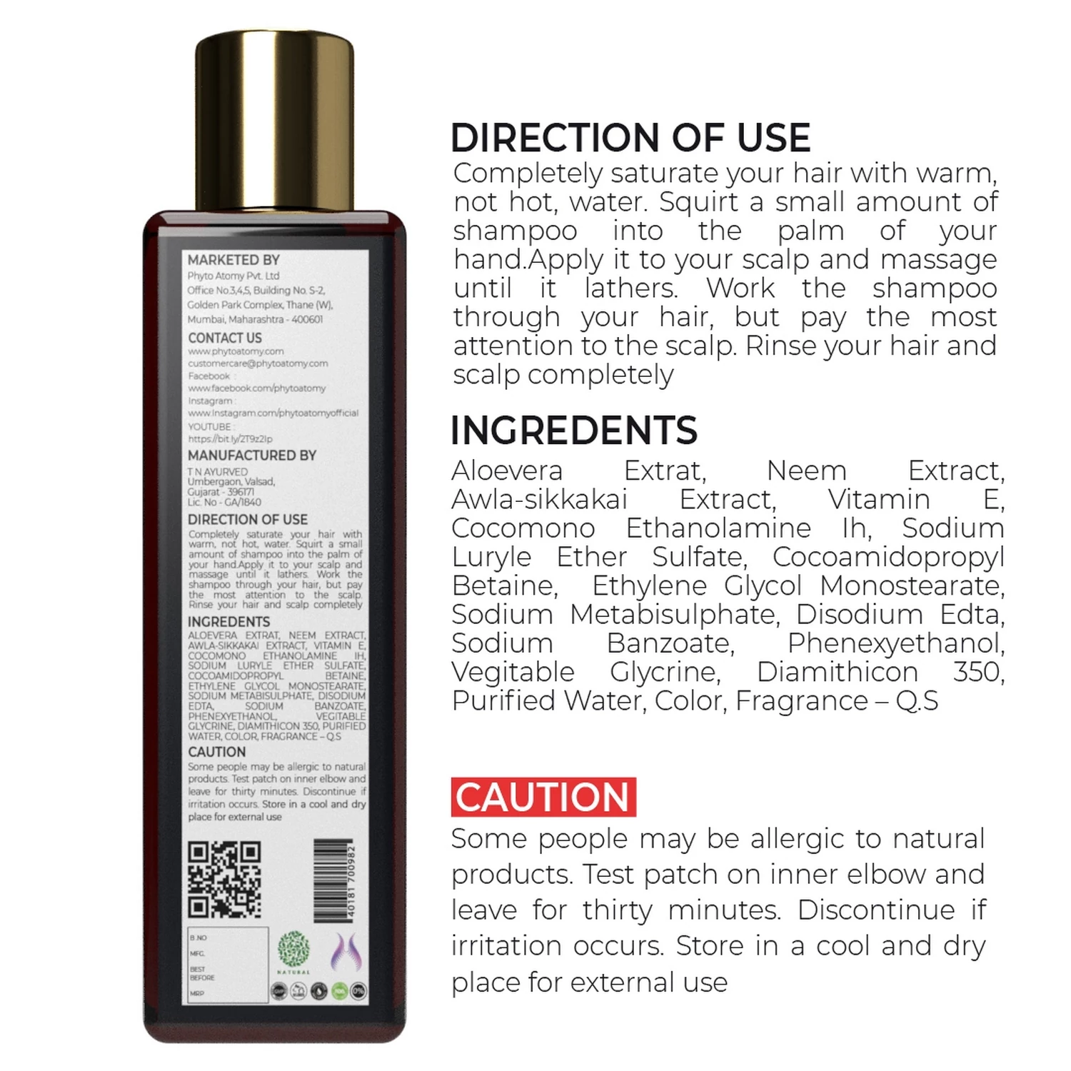RBV B2B Exotic Forest Herbs Shampoo (200 ml)-24 Pcs.