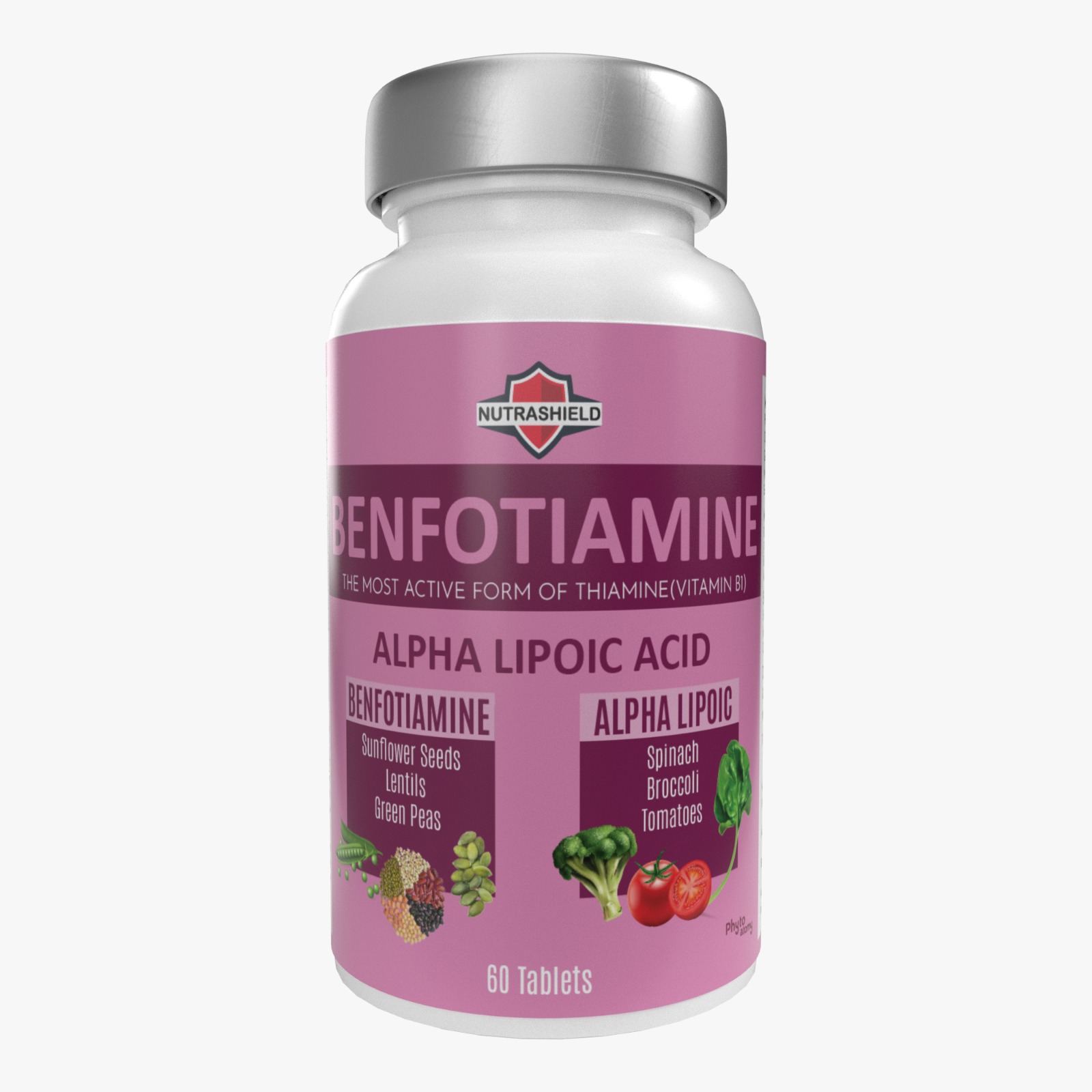 BENFOTIAMINE (Alpha Lipoic Acid) (60 Tab.) (9 Pcs) -Delta (HS00549)