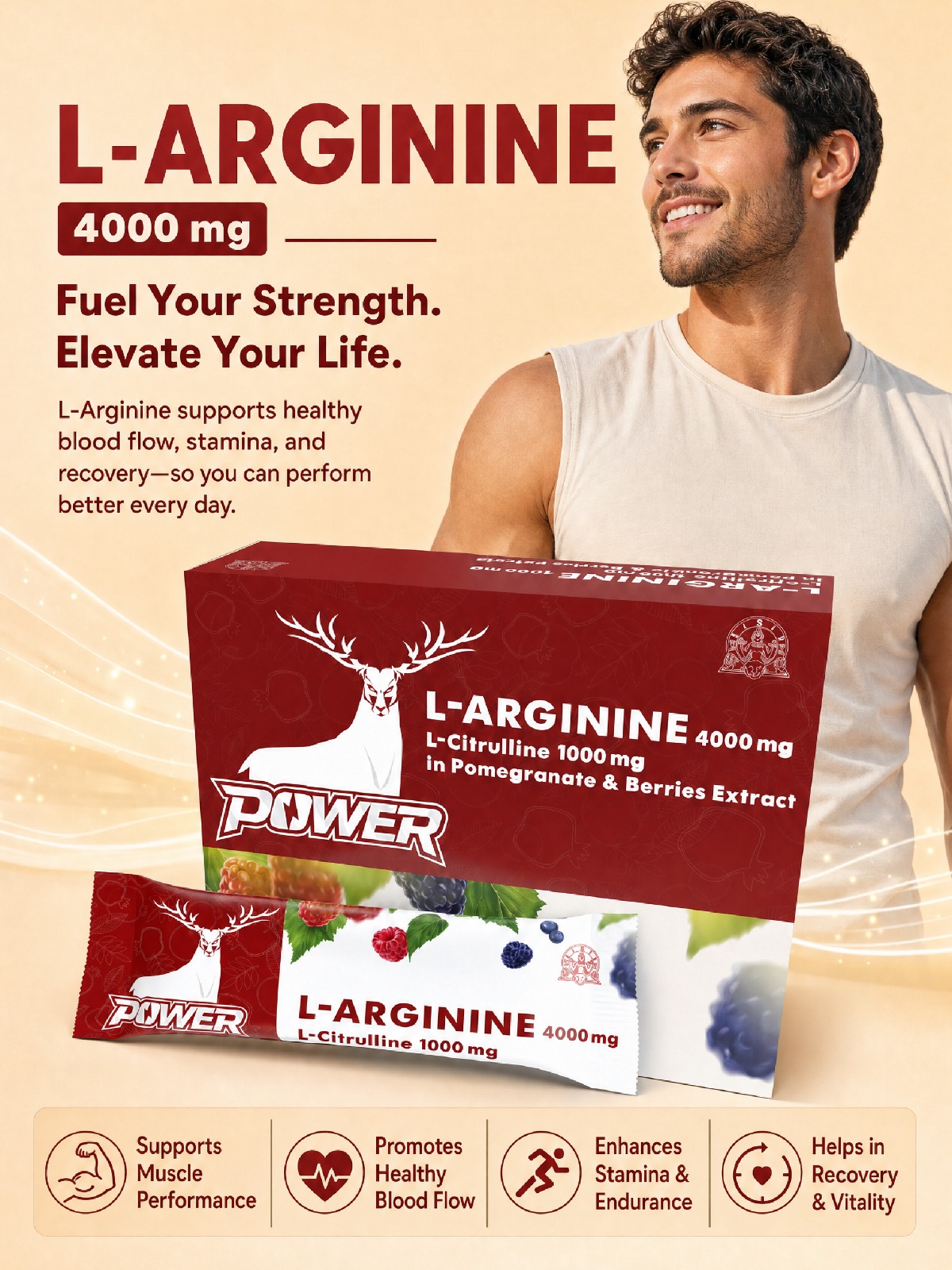 L-ARGININE (L-Citruline In Pomegranate & Berries (3 Box) (HS00740)